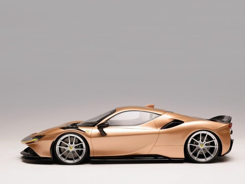 RARE Ferrari SF90 Novitec Gold 1:18 Ivy IM1818D LI...