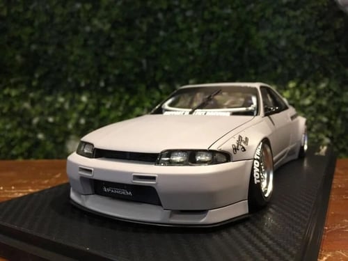 Nissan Skyline Pandem GT-R (BCNR33) Matte Gray 1:1...