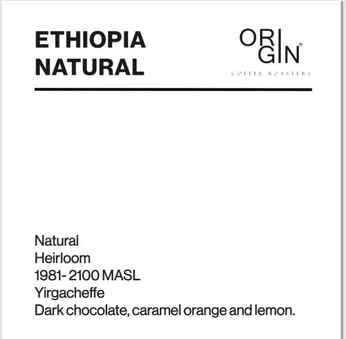 ETHIOPIA WORKA NATURAL (71) 250G