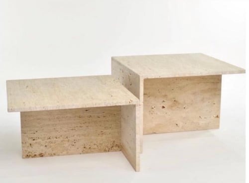 طاوله رخام ترافنتينو