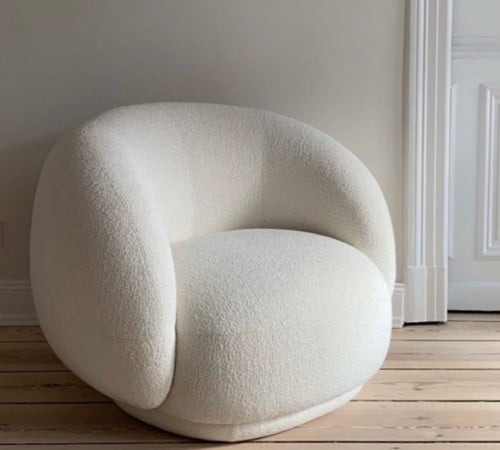 كرسي انيق قماش صوف