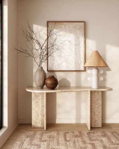 كونسول رخام الترافنتينو