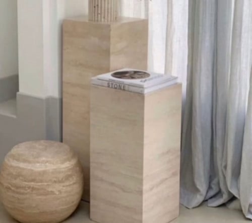 قاعدة رخام ترافنتينو