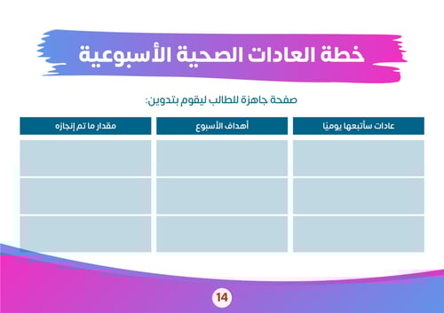 ورشة أبطال العادات الصحية