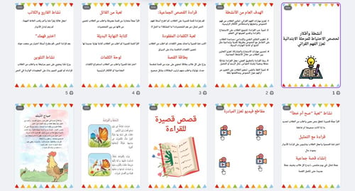 أنشطة وأفكار لحصص الاحتياط للمرحلة الابتدائية تعزز...
