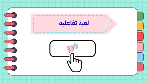 حقيبة عروض الفصل الثاني من مقرر الرياضيات للصف ساد...