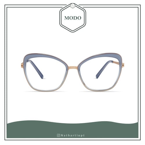 اطار طبي مربع من ماركة MODO لون الاطار اسود