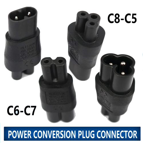 محول افياش IEC320 من C5 إلى C8 و من C6 إلى C7