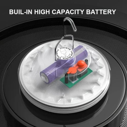 مصباح ولمبة إضاءة LED لون أبيض ٥ وات تعمل بالطاقة...