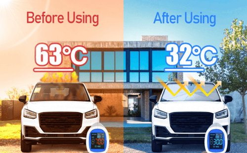 مظلة وشمسية زجاج السيارة الأمامي كيندر فلوف بحجم و...