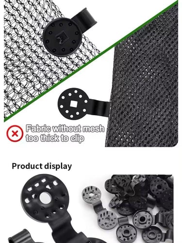 أبحر - 10 مشابك قماش الظل شديدة التحمل: ثبت مظلة ا...