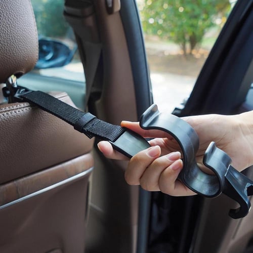 خطاف مسند رأس لمقعد السيارة متعدد الوظائف - شماعة...