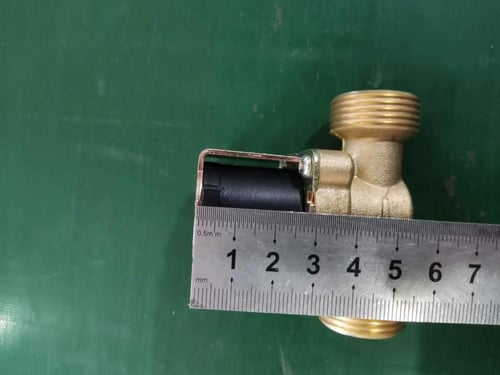 صمام لولبي كهربائي DN15 (1/2 بوصة) 12 فولت تيار مس...