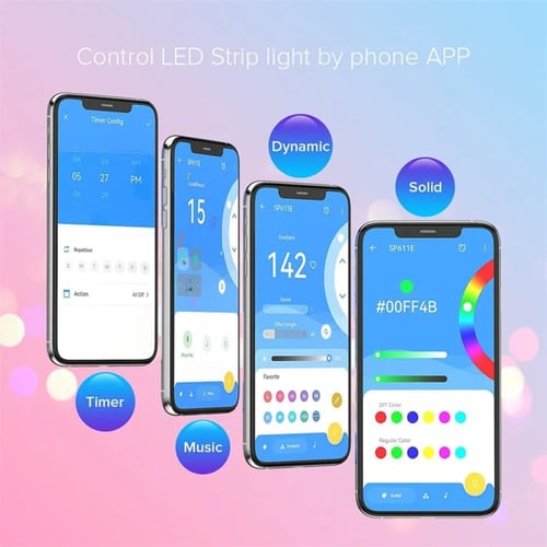 وحدة تحكم SP621E بشرائط LED الذكية (Addressable) ع...