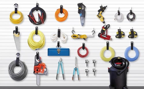 أحزمة تخزين شديدة التحمل (عبوة من 4 قطع، حجم صغير)...