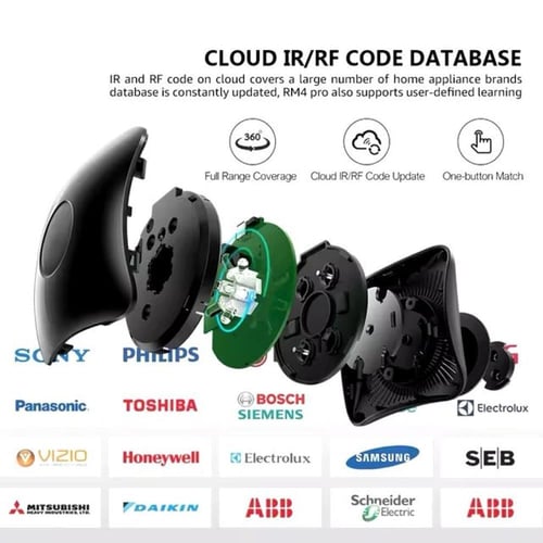 جهاز تحكم Broadlink RM4 Pro شامل للمنزل الذكي - وا...