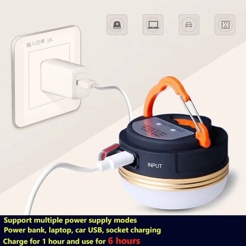 فانوس رحلات COB ميني 1800mAh - إضاءة دافئة وقاعدة...