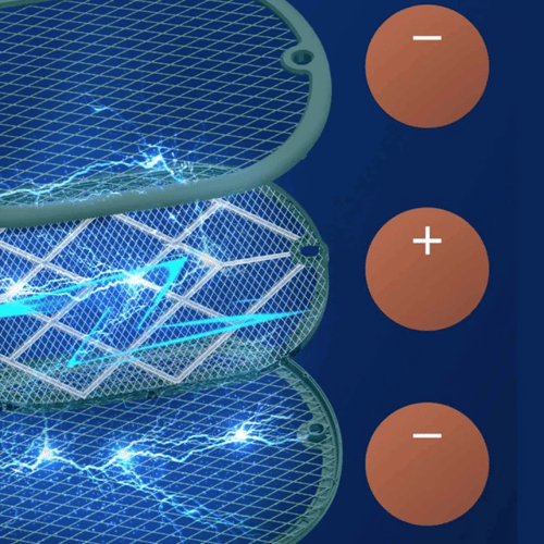 Electric mosquito swatter household two-in-one ele...