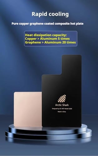 Reusable Thermal Plate (Pure Copper + Graphene) fo...