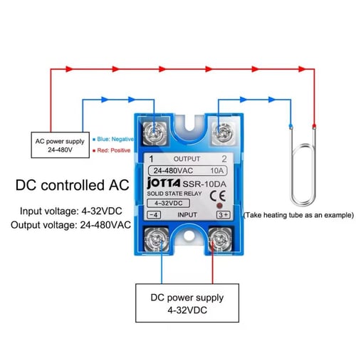 مرحل الحالة الصلبة JOTTA SSR-10/25/40DA، مدخل 4-32...