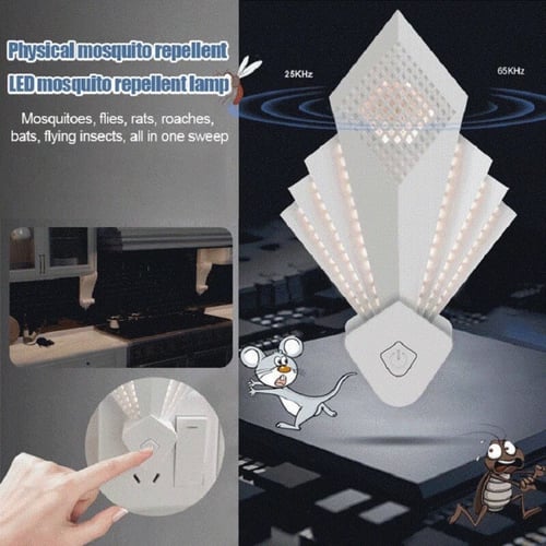 Ultrasonic Electromagnetic Repeller Anti Mosquito...