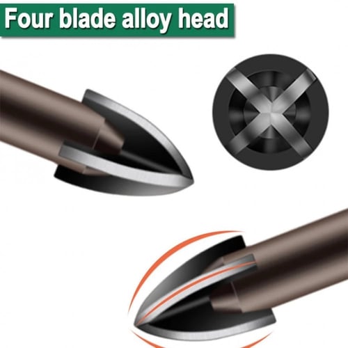 7 ريش ثقب دريل 3-12 مللي متر صليبية الرأس، بـ لقمة...