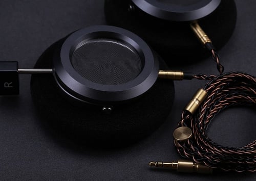 سماعة رأس سلكية HiFi فوق الأذن مفتوحة من الخلف مزو...