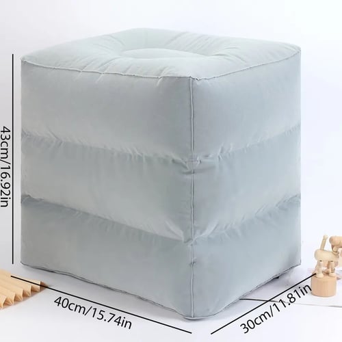 Inflatable Foot Rest Pillow Adjustable Three-layer