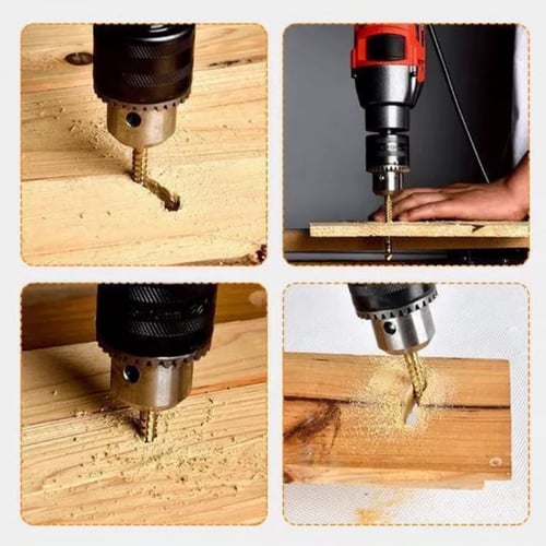 6 قطع طقم ريش دريل كوبلات 3-4-5-6-6.5-8 مللي متر،...