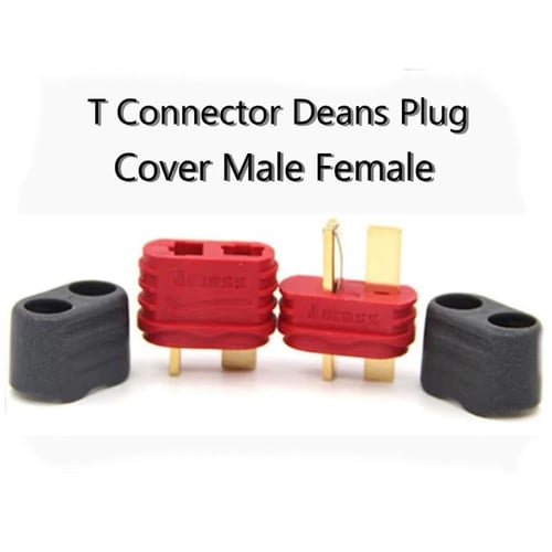 أبحر - موصلات Amass T-Connector Deans مع أغطية حما...