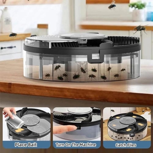 مصيدة وفخ الذباب الدوارة تصطاد الذباب وتقتله بشكل...