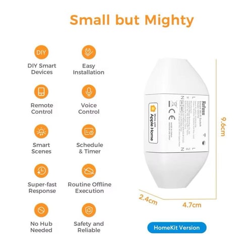 مفتاح Refoss الذكي هوم كيت - يدعم واي فاي، بدون مح...