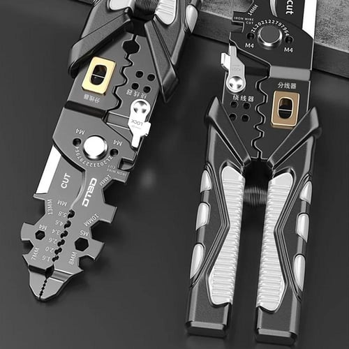 زرادية كهربائيين متعددة الوظائف - أداة 7 في 1 لتعر...