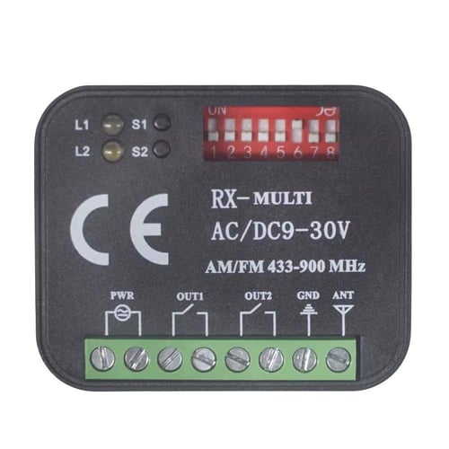 ريموت تحكم لباب الجراج مع جهاز استقبال - ACDC 9-30...