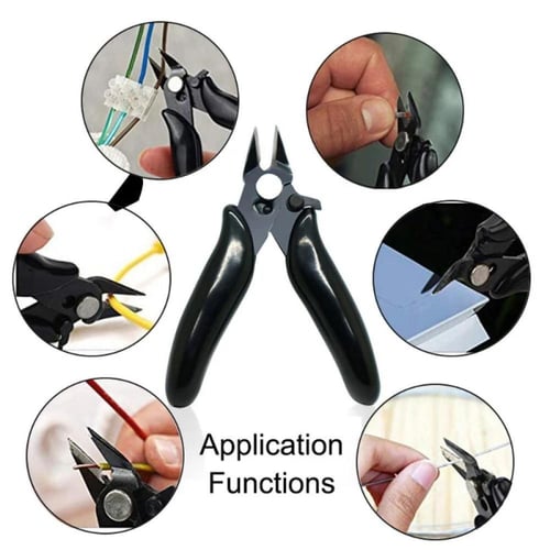 قطاعة أسلاك دقيقة صغيرة 3.5 بوصة مع قفل أمان - زرا...