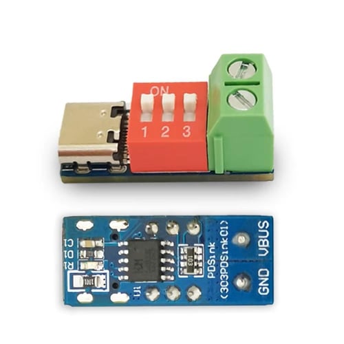 وحدة تحفيز Type-C PD QC - جهد قابل للتعديل 5 ~ 20V