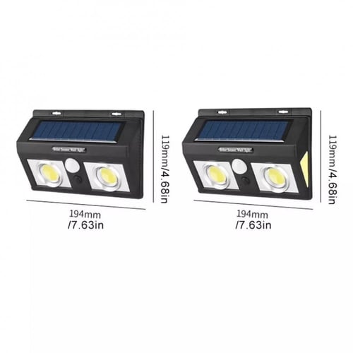 مصباح ليد جداري جانبي ببطارية تغذى بالطاقة الشمسية...