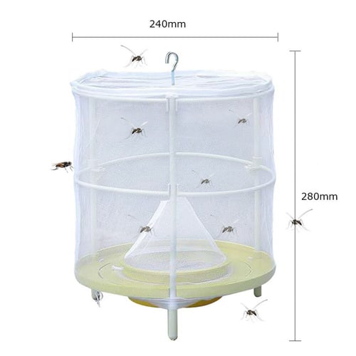 Reusable Flytrap Net Hanging Flies Cage Cockroach...