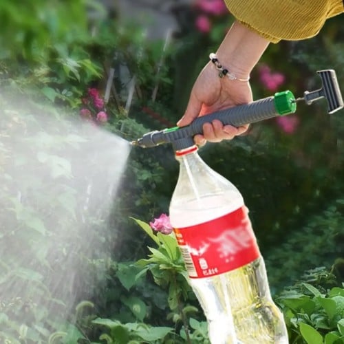مضخة و رشاش (بخاخ) يدوي برأس قابل للتعديل تركيبها...