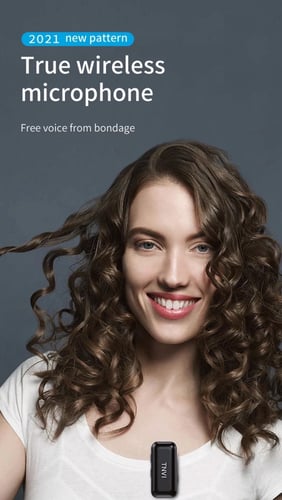 Portable Wireless Lavalier Microphone System 50m R...