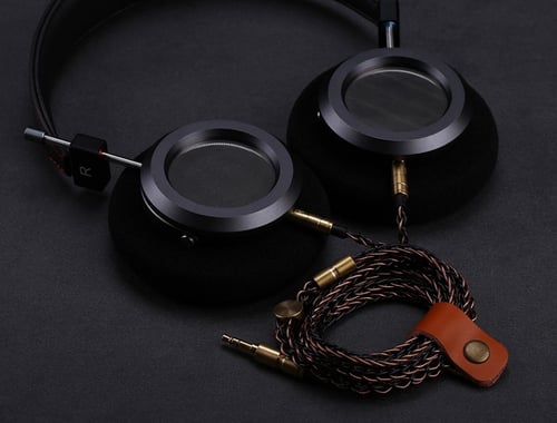 سماعة رأس سلكية HiFi فوق الأذن مفتوحة من الخلف مزو...