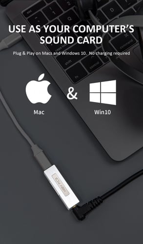 HiBy FC3 MQA دونجل USB DAC لفك تشفير الصوت مضخم صو...