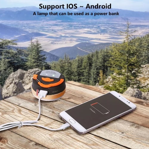 فانوس رحلات COB ميني 1800mAh - إضاءة دافئة وقاعدة...