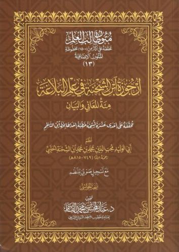 أرجوزة ابن الشحنة في علم البلاغة مئة المعاني والبي...