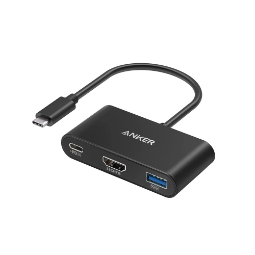 وصلة انكر باور اكسباند 3 في 1 من Type-C إلى HDMI و...