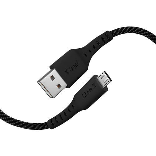 كيبل جلاكسي مايكرو قماش بطول 1 م ماركة LION-X