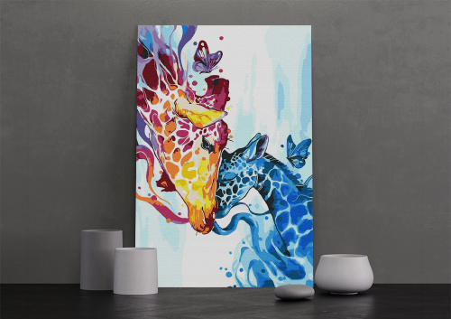 لوحة التلوين | زرافة