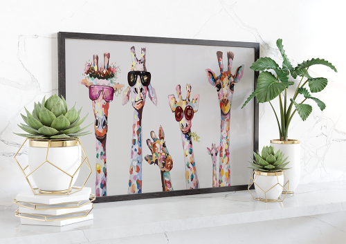 لوحة التلوين | زرافات الموضة