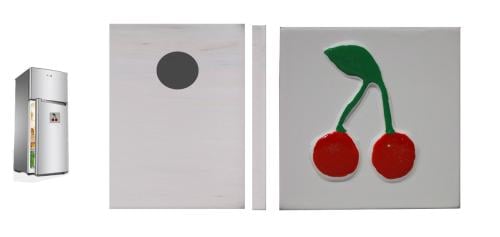 هدية مغناطيس على شكل كرز