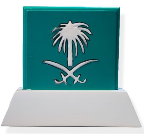 Triangle shield (Tiffany palm decoration)
